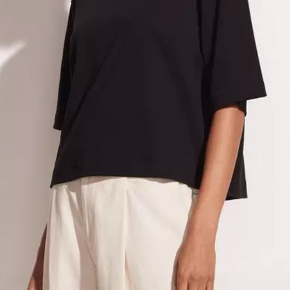 VINCE - WIDE SLEEVE CROP TEE - Picture 6 of 6